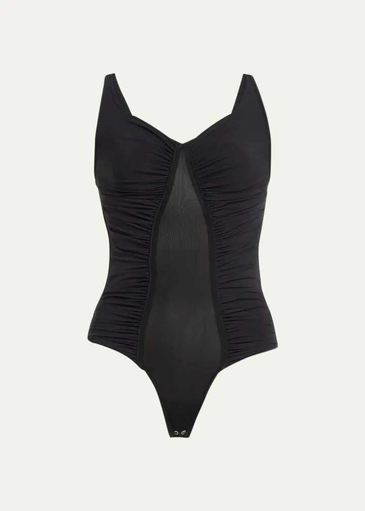 The Larson Ruched Bodysuit