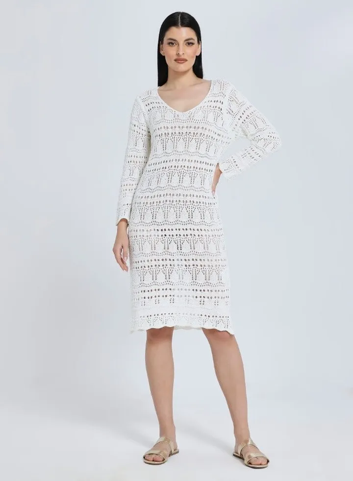 Hailys Women's Dress , cream