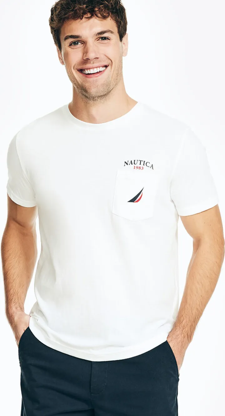 Sustainably Crafted Yacht Club Graphic T-Shirt
