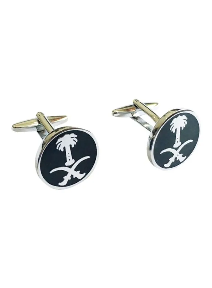 Steel Round Cufflinks