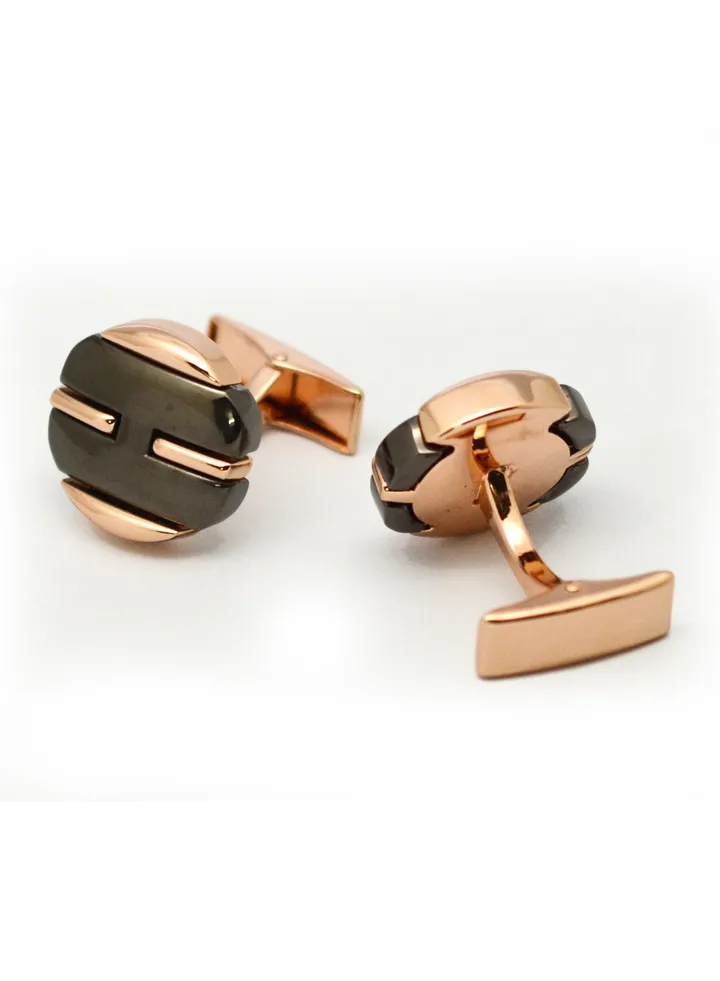 pair of metal cufflinks dy487-3
