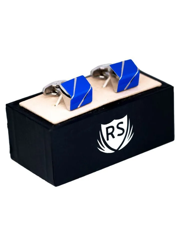 Pair Of Stainless Steel Cufflinks