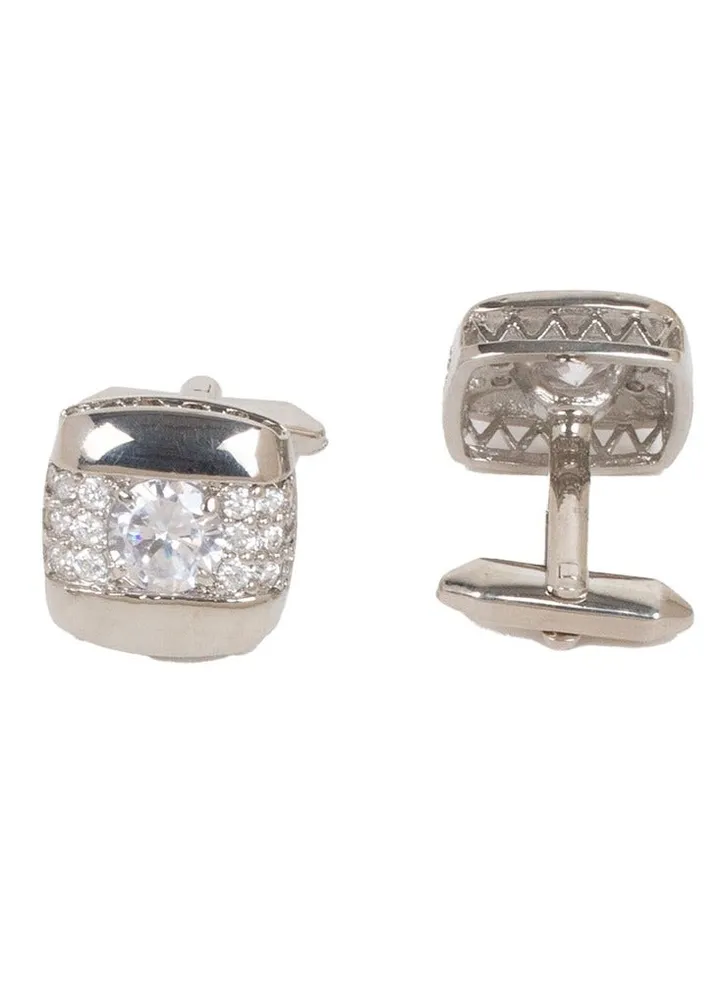 Crystal cufflinks