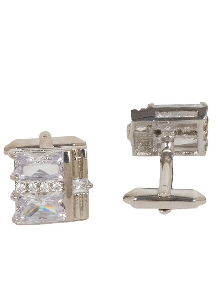 Crystal cufflinks