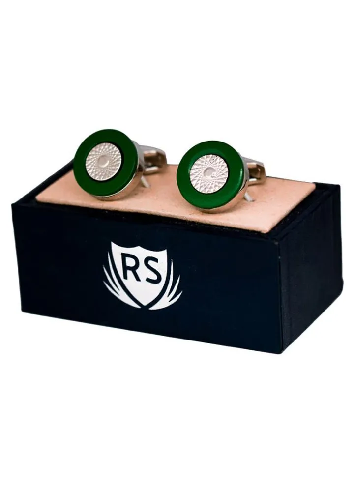 Pair Of Stainless Steel Cufflinks