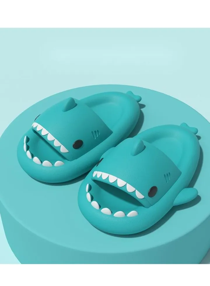 Shark Family Slippers Cartoon Slippers At Home