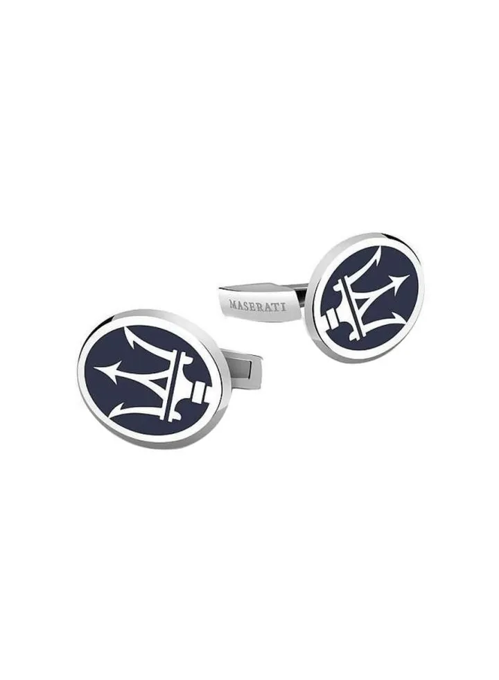 Stainless Steel Maserati Logo Cufflinks