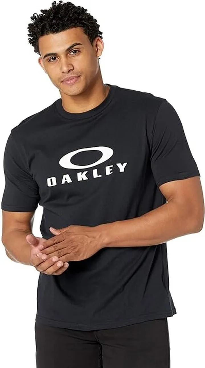 Oakley O Bark 2.0 Short Sleeve Tee (Blackout) Men's Clothing