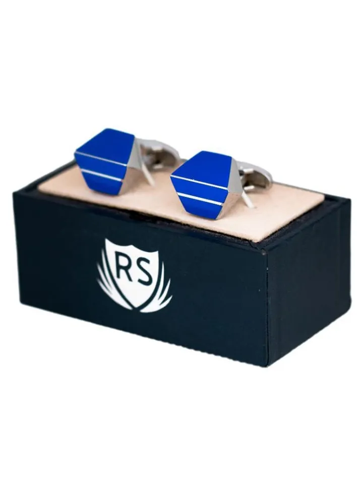 Pair Of Stainless Steel Cufflinks