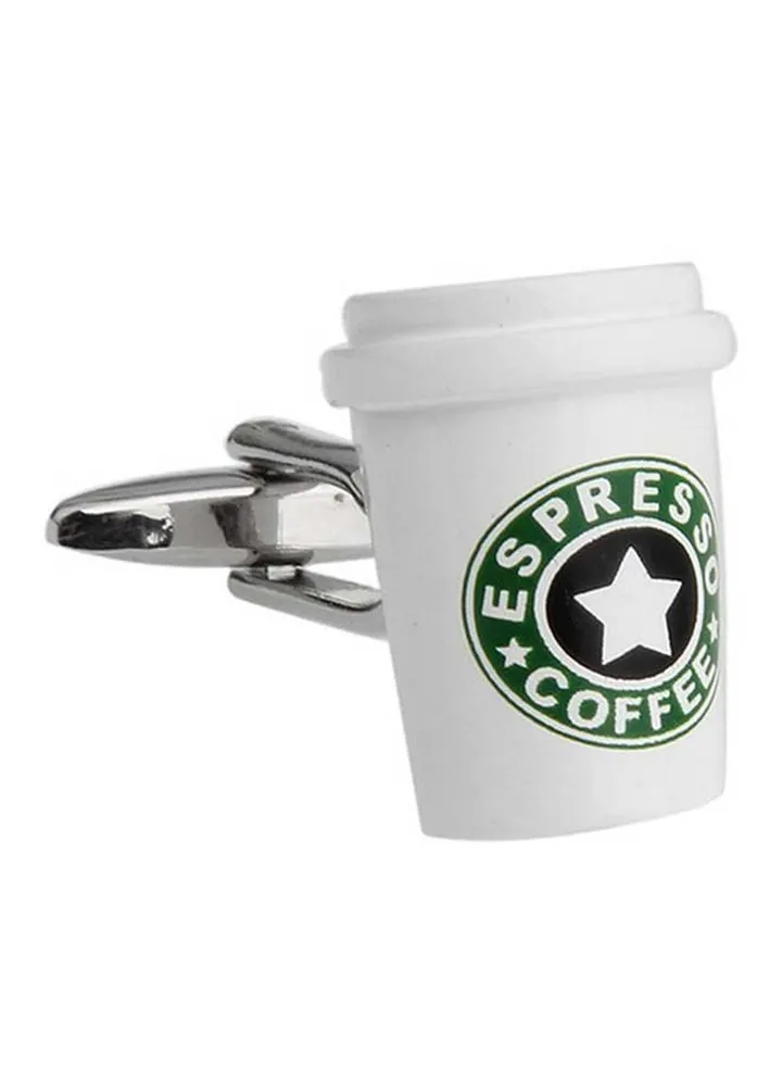 Starbucks Coffee Cup Shape Cufflinks