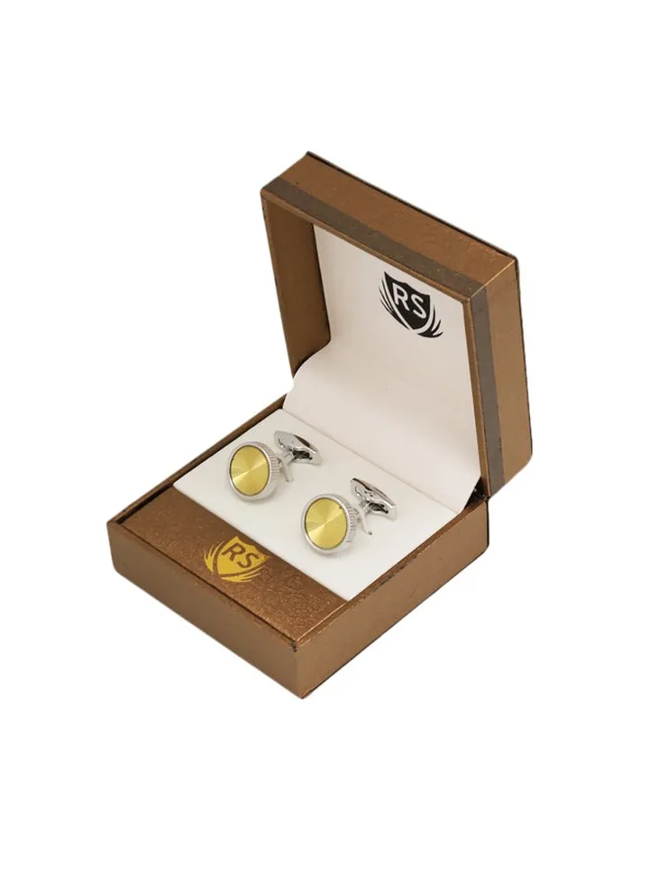 Stainless Steel Cufflinks With Case