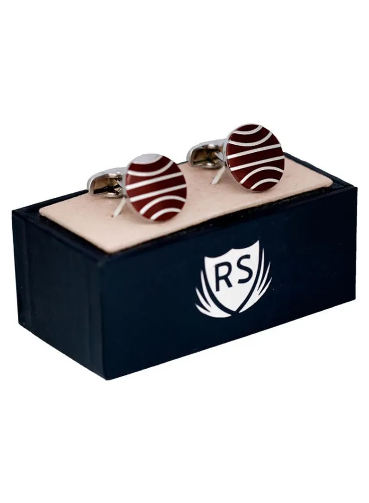 Pair Of Stainless Steel Cufflinks