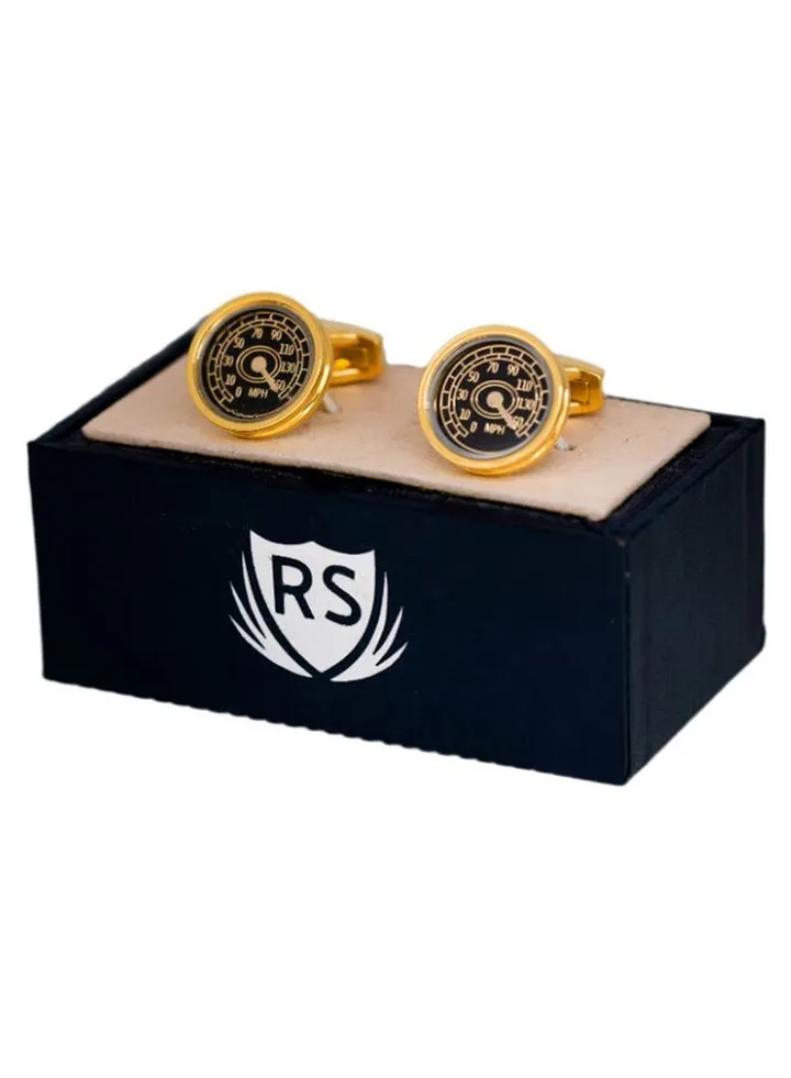 Pair Of Stainless Steel Cufflinks