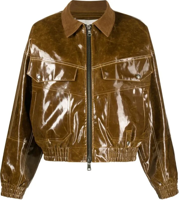 Brown Ortega Bomber Jacket