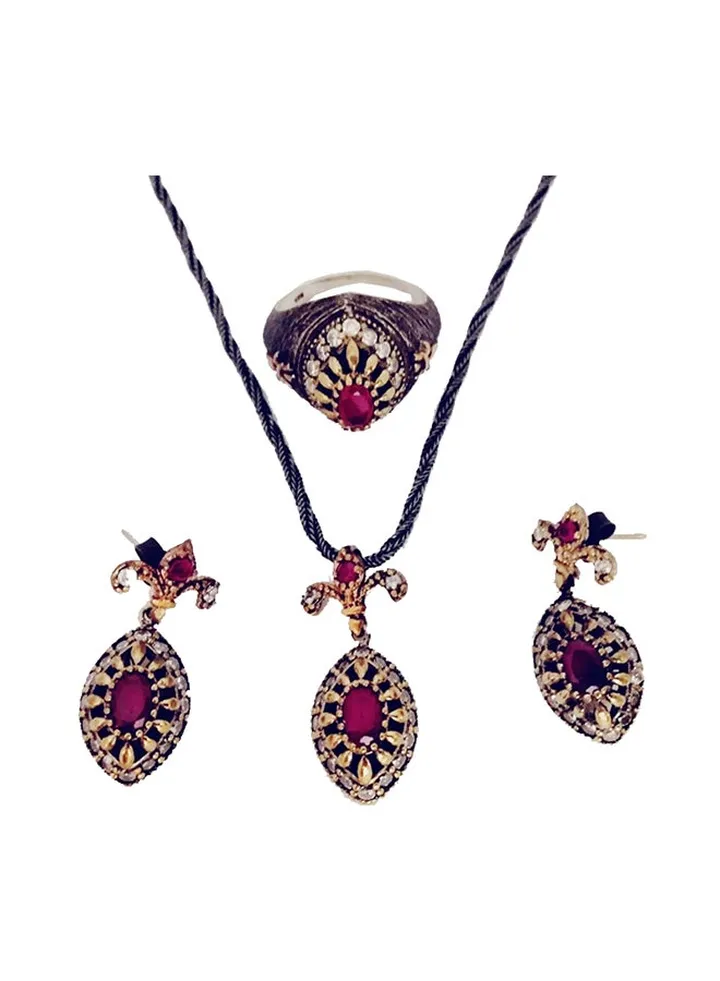 3-Piece Pure 925 Sterling Salve Jewellery Set