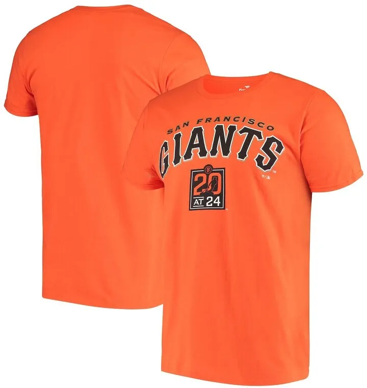 Men's Fanatics Branded Orange San Francisco Giants Classic 20 at 24 T-shirt