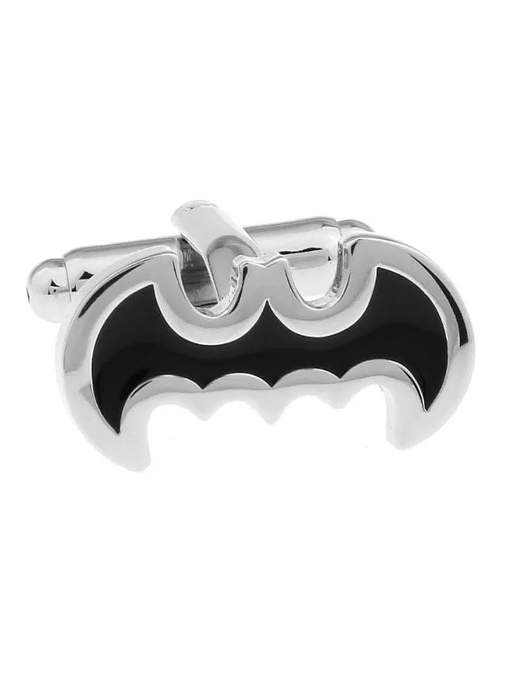 Silver Plated Metal Super Hero Cufflinks