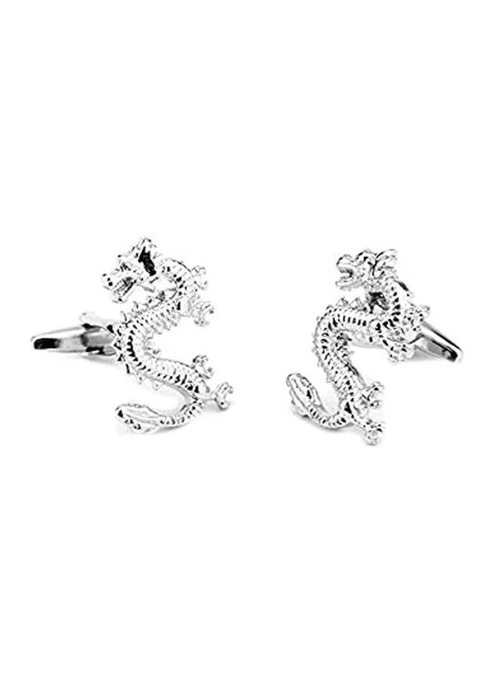 Alloy Dragon Shaped Cufflinks