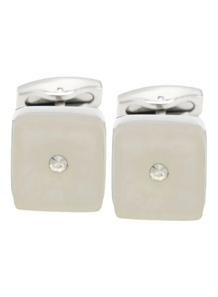 Steel Square Cufflinks
