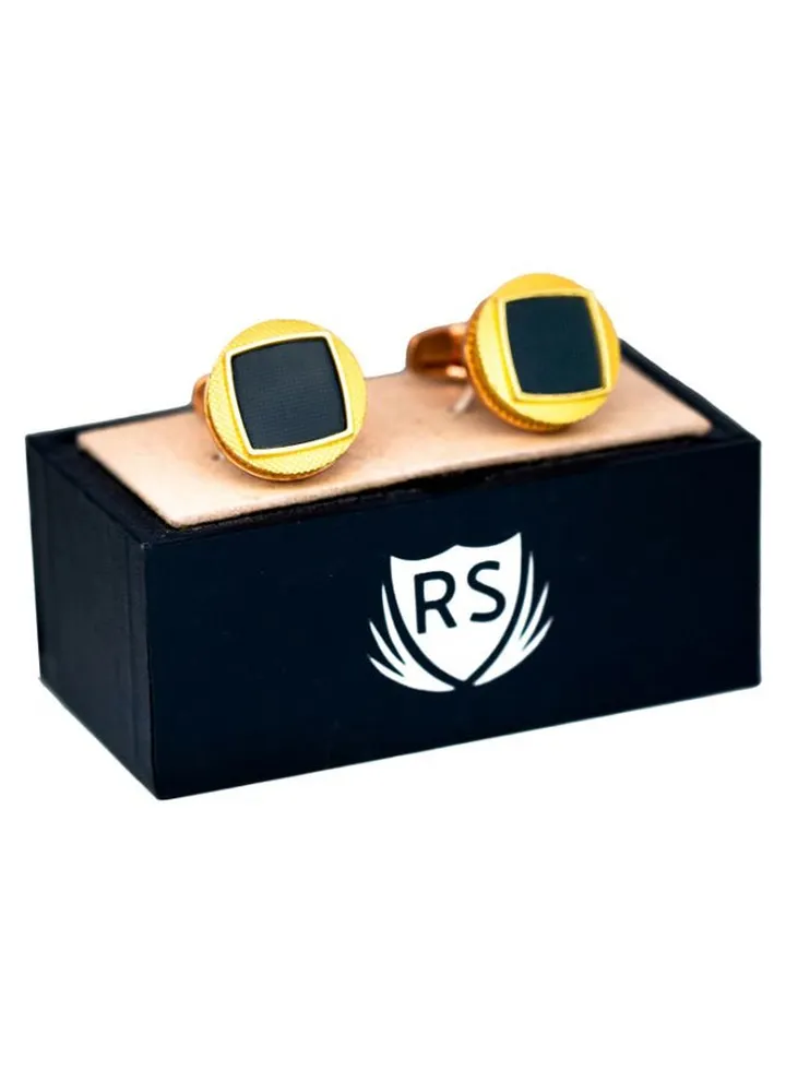 Pair Of Stainless Steel Cufflinks