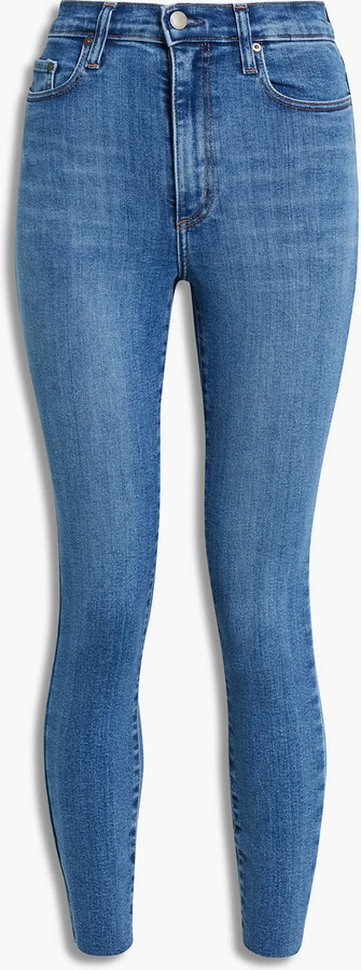 Siren frayed high-rise skinny jeans