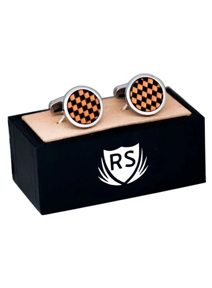Pair Of Stainless Steel Cufflinks