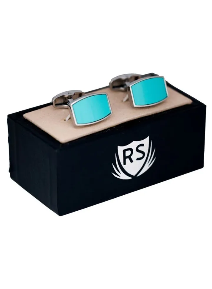 Pair Of Stainless Steel Cufflinks