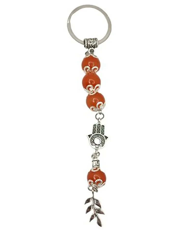Multicolored Silver Keychain For Women & Girls
