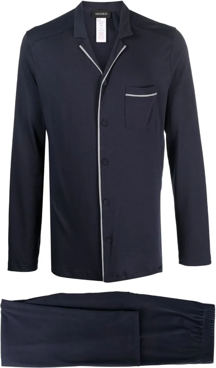 Long-Sleeve Cotton Pajama Set