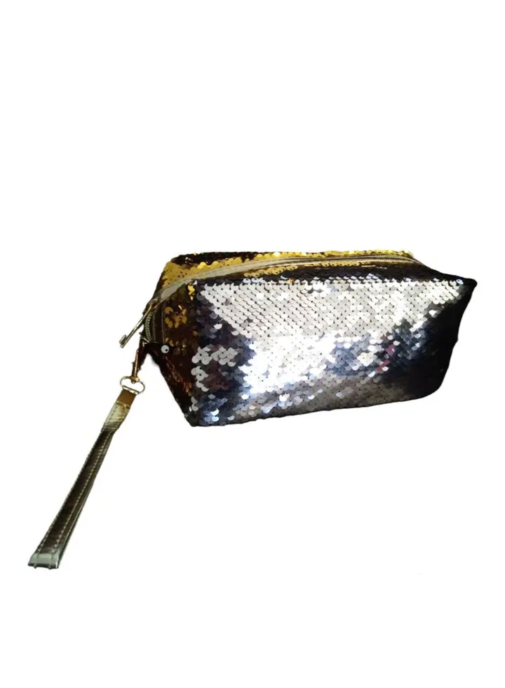 Color changeable Pencil case for girls and ladies(Gold/Silver)