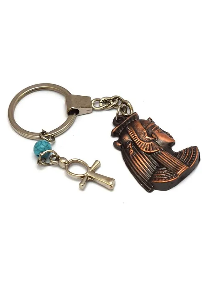 red immatgar Pharaonic Egyptian Cleopatra keychain Souvenir gift sophisticated and fashionable (red)