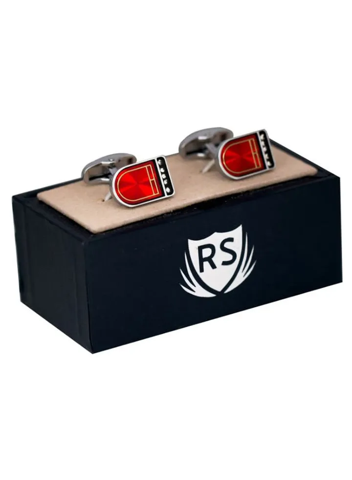 Pair Of Stainless Steel Cufflinks