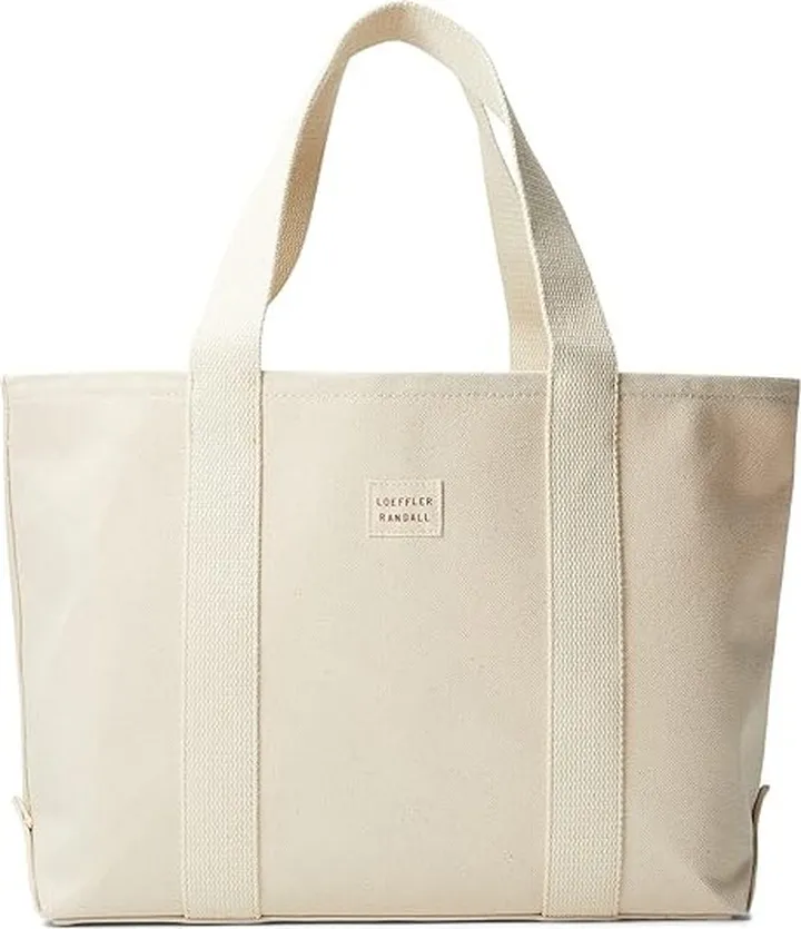 Loeffler Randall Bennett Medium Tote Bag (Natural) Tote Handbags