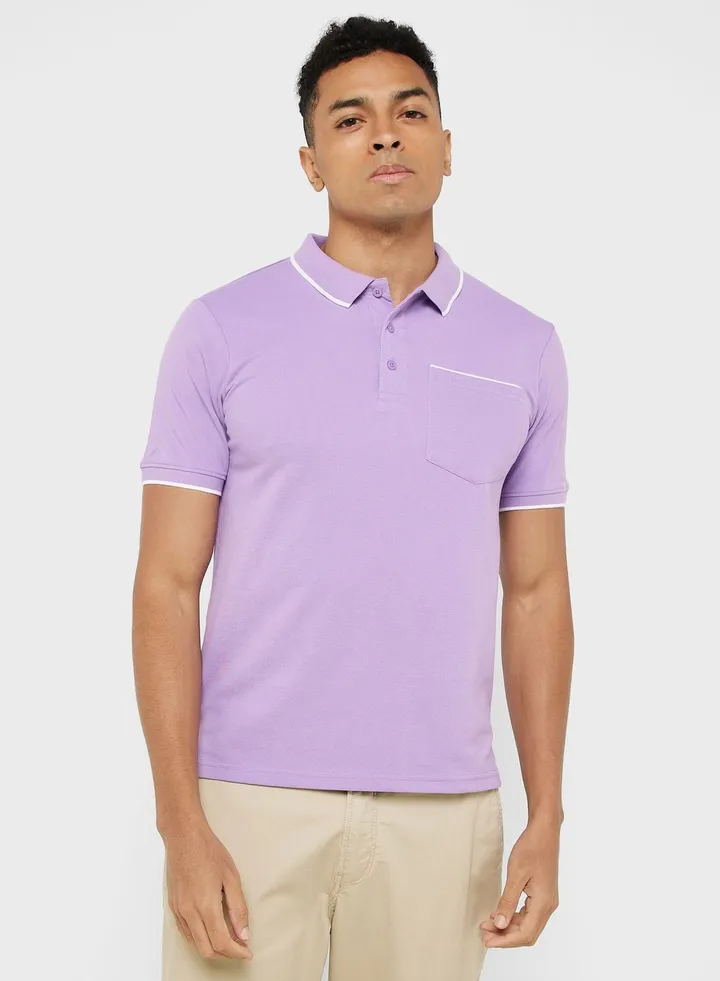 Pocket Detail Polo Shirt