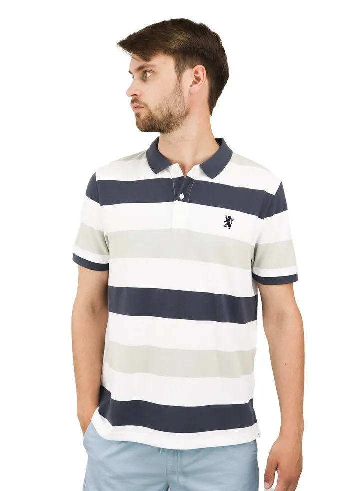 Men's Stripe Polo