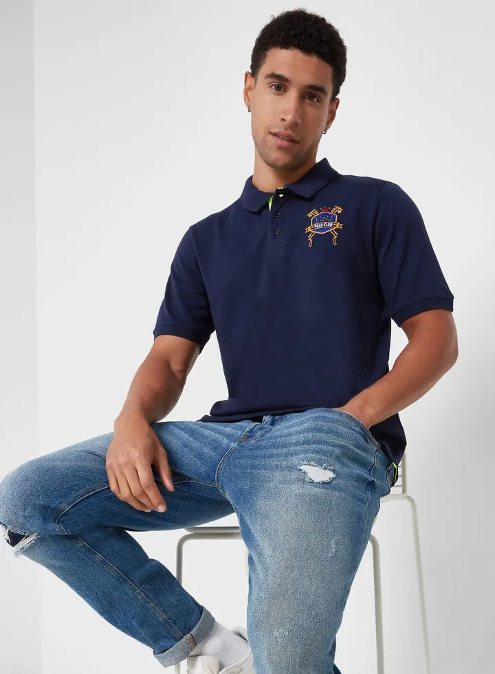 Embroided Polo Shirt