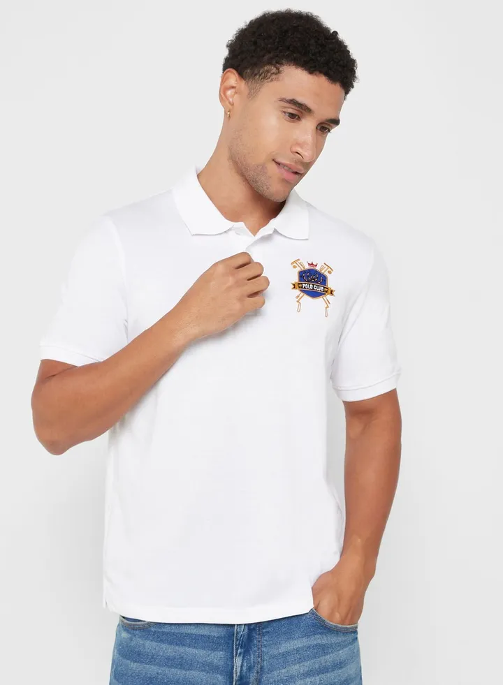 Embroided Polo Shirt