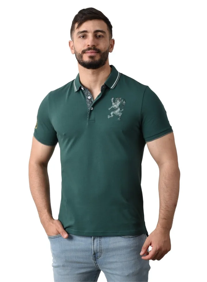 Men's Lion Polo - Green