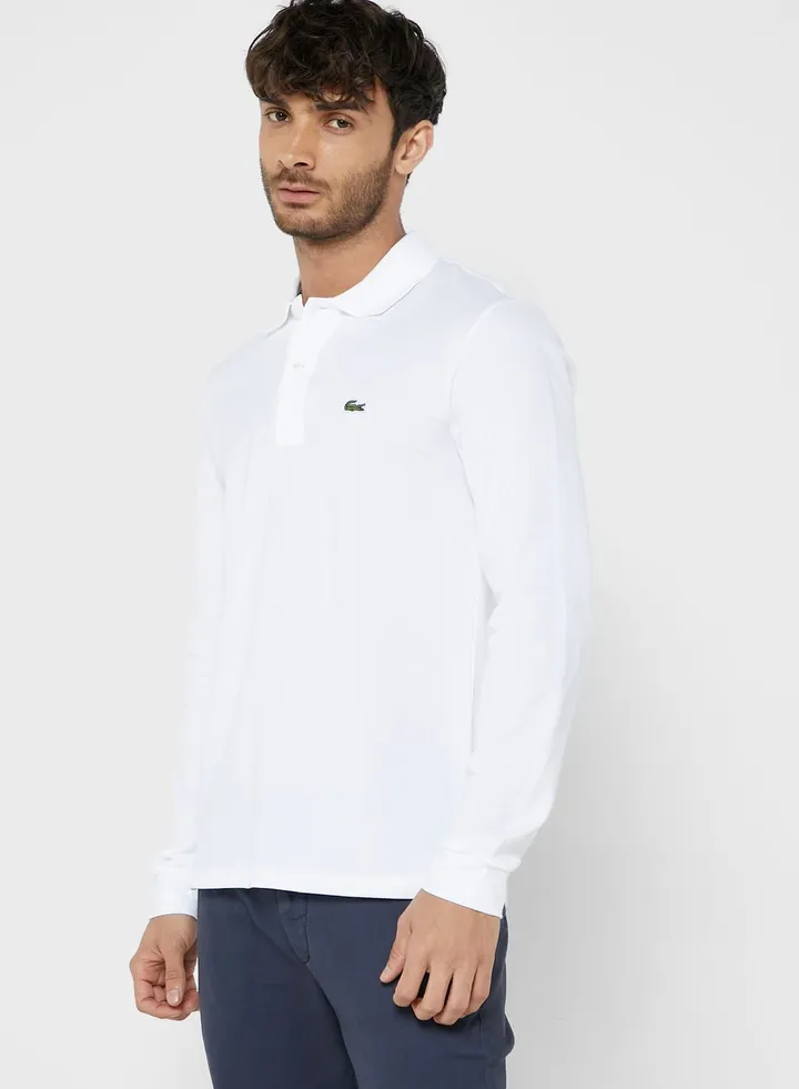 Chest Logo Full Sleeve Polo