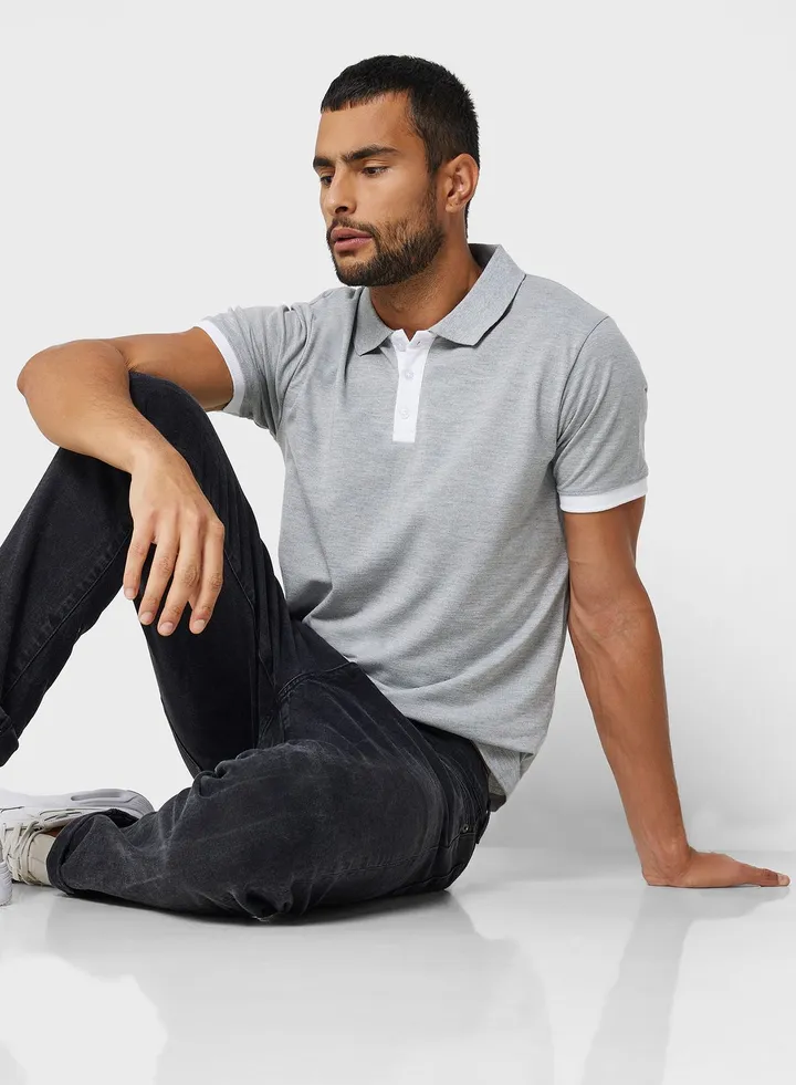 Sports Collar Polo Shirt