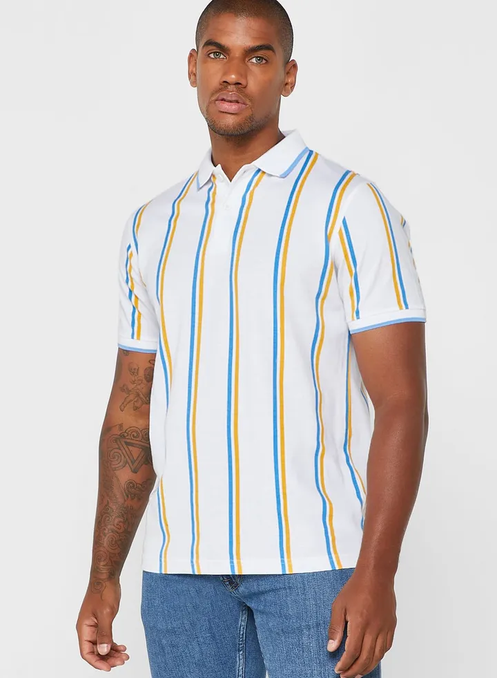 Striped Polo Shirt