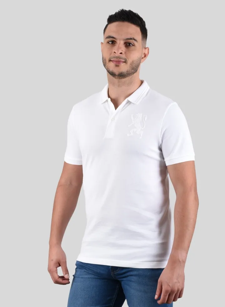 Lion Polo White