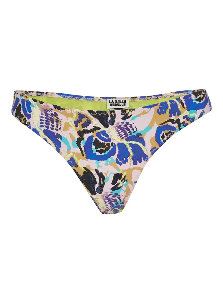 Glazin' Girl Flora Low Waisted Bottom Blue/Black/White