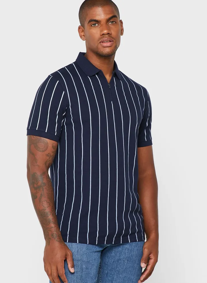 Striped Polo Shirt