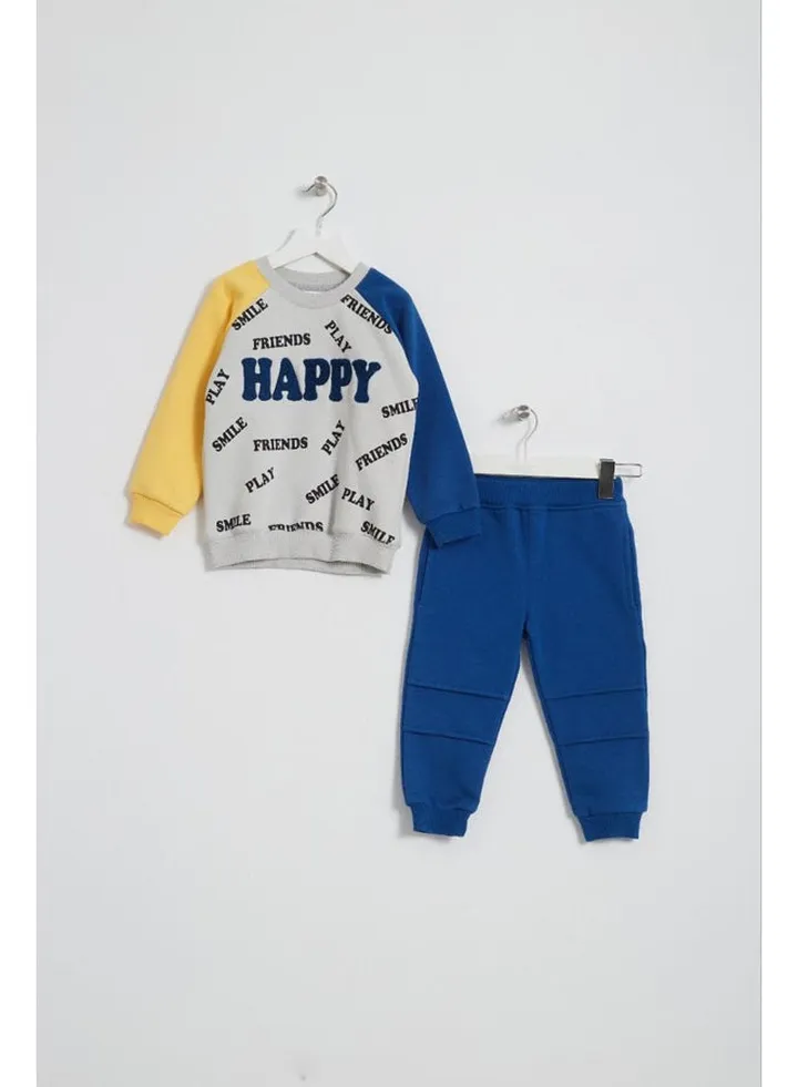 Boys Printed Cotton Set Pants and T-shirt