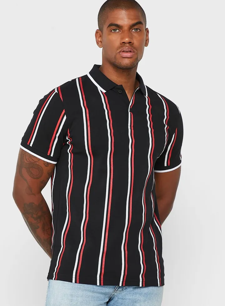 Striped Polo Shirt
