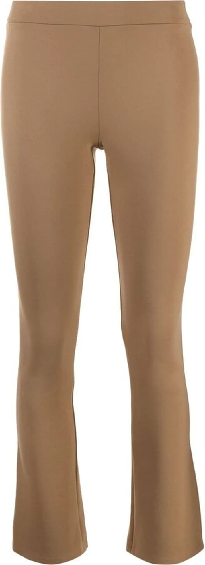 Cropped Slim-Leg Trousers