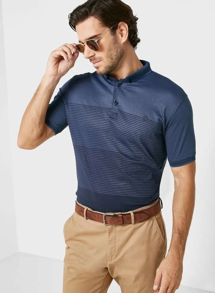 Striped Polo Shirt