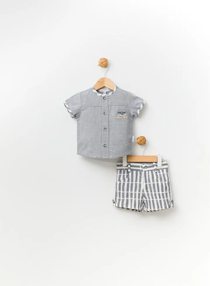 Baby Boys Occasion Shirt & Short Set