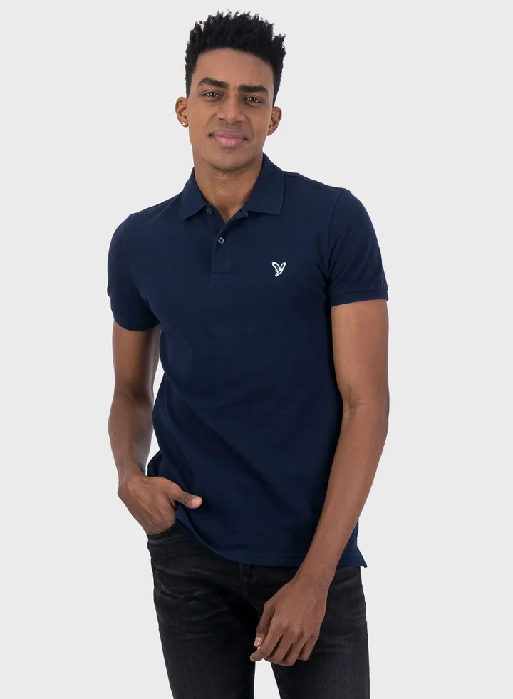 Classic Slim Fit Polo Blue